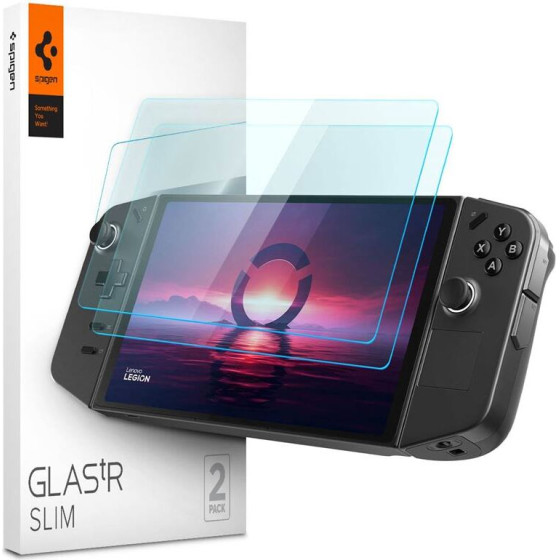 Spigen Glass tR Slim 2 Pack - Lenovo Legion Go - (AGL07413)