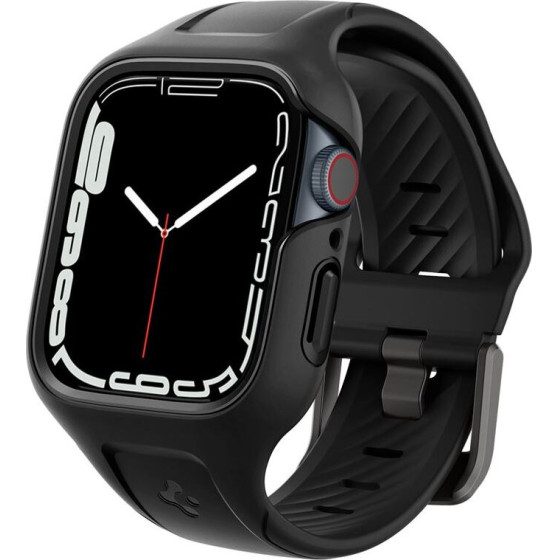Spigen Liquid Air Pro, black - Apple Watch 9/8/7 41mm - (ACS04190)