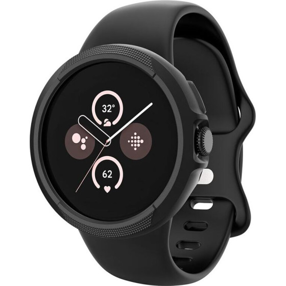 Spigen Liquid Air, matte black - Google Pixel Watch 3 (45mm) - (ACS07598)