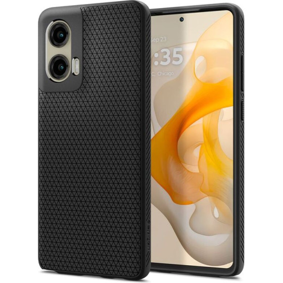 Spigen Liquid Air, matte black - Motorola Moto G Stylus 5G 2024 - (ACS08546)