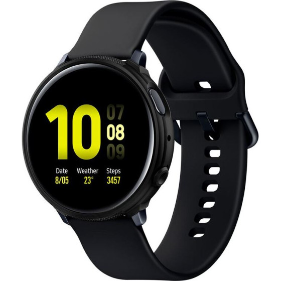 Spigen Liquid Air, matte black - Samsung Galaxy Watch Active2 40mm - (ACS00218)