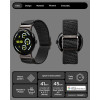 Spigen Lite Fit X Band, black - Google Pixel Watch 4/3/2/1 41mm - (AMP09482)