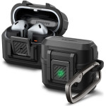 Spigen Lock Fit , matte black - Samsung Galaxy Buds 3 Pro/3 - (ACS08332)