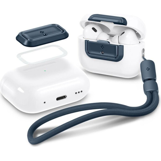 Spigen Lock Fit M, metal slate - AirPods Pro (2nd/1st Gen) - (ASD06153)