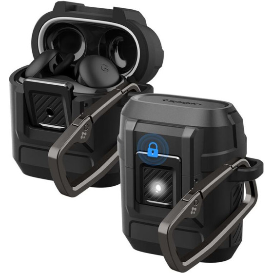 Spigen Lock Fit, matte black - Google Pixel Buds 2a - (ACS09481)