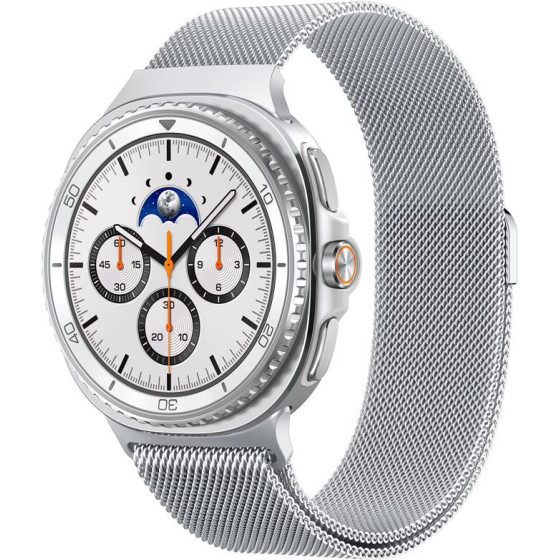 Spigen Metal Fit, silver - Samsung Samsung Galaxy Watch 8 (40/44/46mm) - (AMP10121)