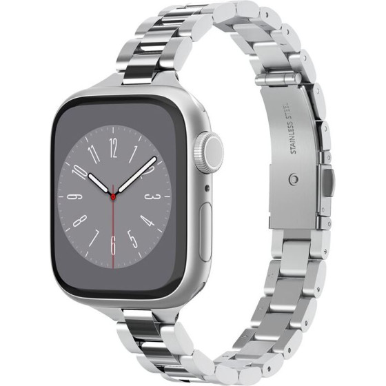 Spigen Modern Fit 316L Band, silver - Apple Watch 42mm/41mm/40mm/38mm - (AMP06357)