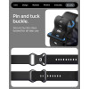 Spigen Nano Pop Band, black sesame - Google Pixel Watch 4/3 45mm - (AMP09491)