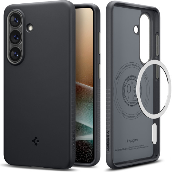 Spigen Nano Pop MagSafe, black sesame - Samsung Galaxy S2026 - (ACS11066)