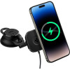 Spigen OneTap 3 Pro Wireless Car Charger Mount MagSafe Dashboard/Windshield ITS35W-3, black - (ACP04629)