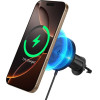 Spigen OneTap Pro 4 MagSafe Car Mount Charger, black - Wireless / AirVent Hook - (ACP08543)