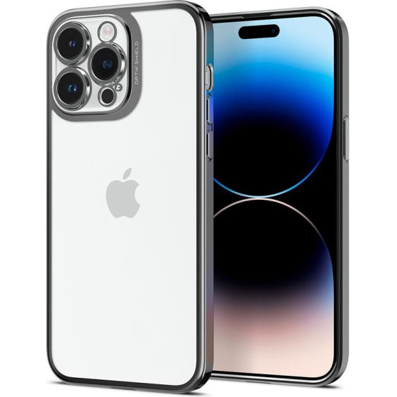 Spigen Optik Crystal, chrome gray - iPhone 14 Pro Max - (ACS04834)