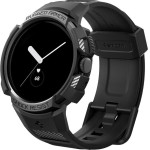 Spigen Rugged Armor Pro, black - Google Pixel Watch/Watch 2 - (ACS04800)
