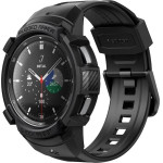 Spigen Rugged Armor Pro, black - Samsung Galaxy Watch 4 Classic (46mm) - (ACS03832)
