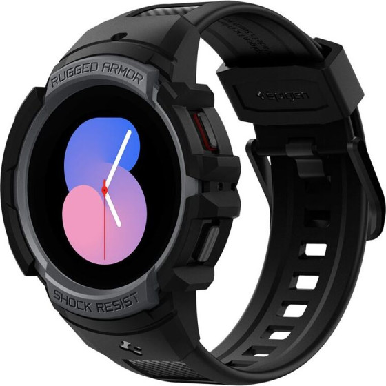 Spigen Rugged Armor Pro, charcoal gray - Samsung Galaxy Watch5/Watch4 40mm - (ACS03165)