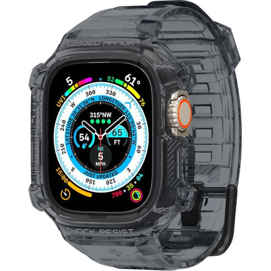 Spigen Rugged Armor Pro, space crystal - Apple Watch Ultra 3/2/1 - (ACS06028)