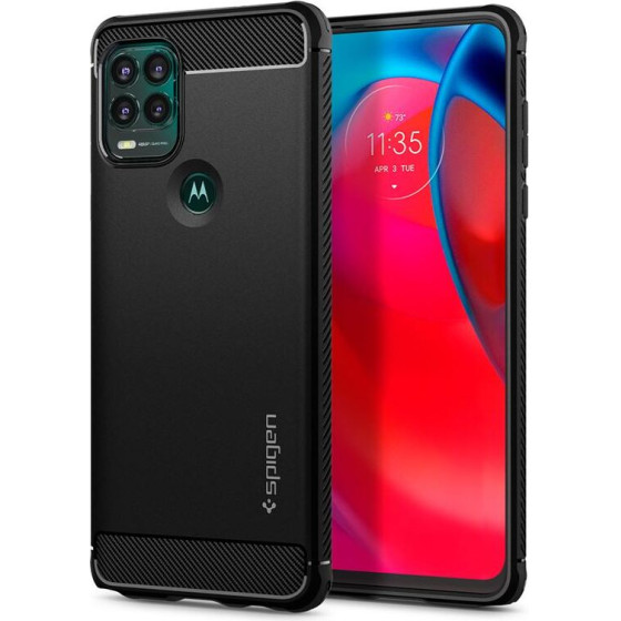 Spigen Rugged Armor, black - Motorola Moto G Stylus 5G - (ACS04468)
