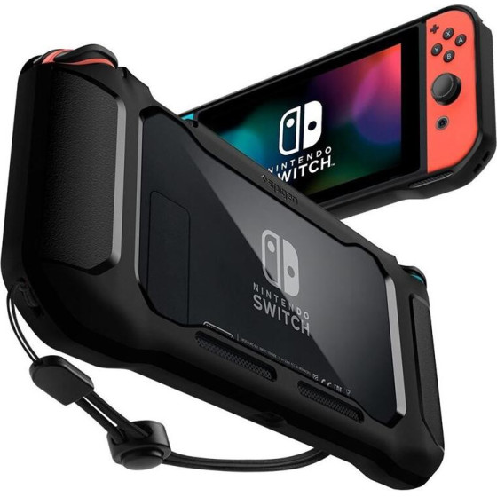 Spigen Rugged Armor, black - Nintendo Switch - (ACS01228)
