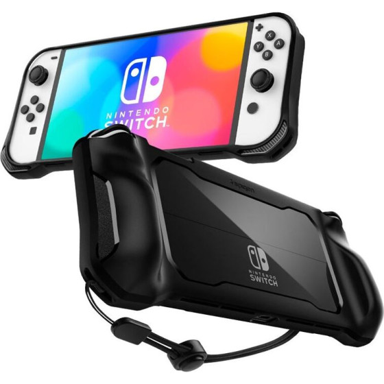 Spigen Rugged Armor, black - Nintendo Switch OLED - (ACS04020)