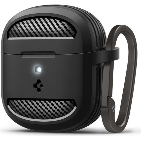 Spigen Rugged Armor, matte black - Google Pixel Buds 2a - (ACS09480)