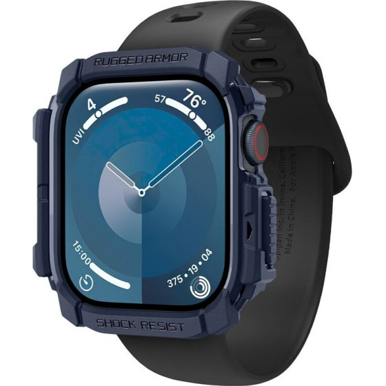 Spigen Rugged Armor, navy blue - Apple Watch 11/10 42mm - (ACS08586)