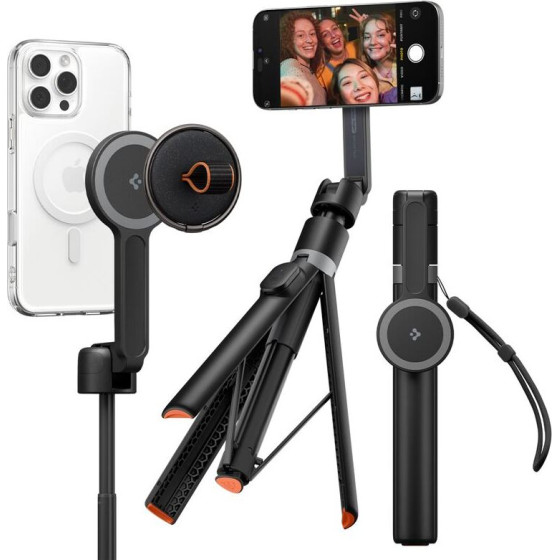 Spigen Selfie Stick MagSafe+ Tripod, black - (AMP09534)