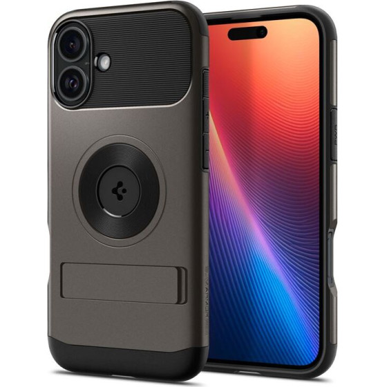 Spigen Slim Armor MagSafe, gunmetal - iPhone 16 - (ACS08226)