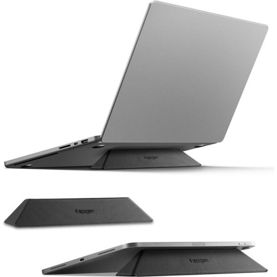 Spigen Slimfold Laptop Stand LD201-S4, black - (AMP10404)