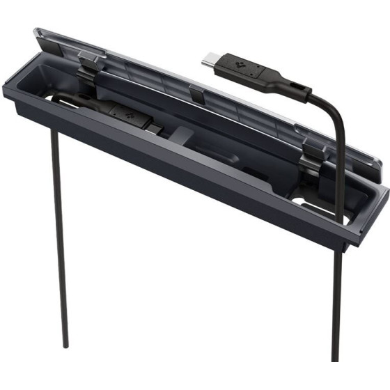 Spigen Tesla Cable Organizer Station, black - Tesla Model Y/3 - (ACP07085)