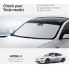 Spigen Tesla Car Front Windshield Sunshade, black - Tesla Model S - (ACP09305)