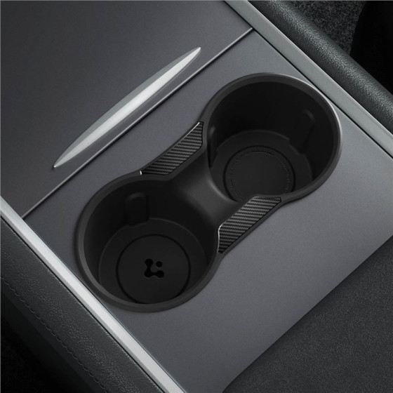 Spigen Tesla Center Console Cup Holder Insert Relaxed Grip - Tesla Model Y/3 - (ACP07107)
