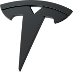 Spigen Tesla Front Emblem Logo Full Cover, black - Tesla Model 3 2024 - (ACP08547)