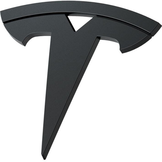 Spigen Tesla Front Emblem Logo Full Cover, black - Tesla Model 3 2024 - (ACP08547)