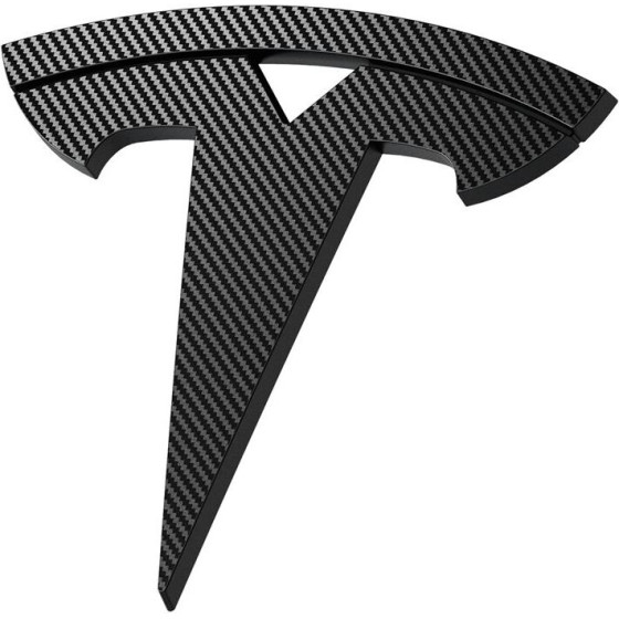 Spigen Tesla Front Emblem Logo Full Cover, carbon - Tesla Model 3 2024 - (ACP08548)