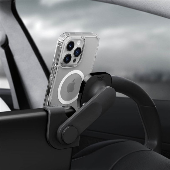 Spigen Tesla OneTap 3 MagSafe, black - Screen Mount - (ACP06071)
