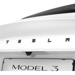 Spigen Tesla Rear Emblem Logo Full Cover, black - Tesla Model 3 2024 - (ACP08549)