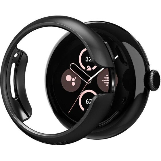 Spigen Thin Fit, black - Google Pixel Watch 3/2/1 (41mm) - (ACS07392)