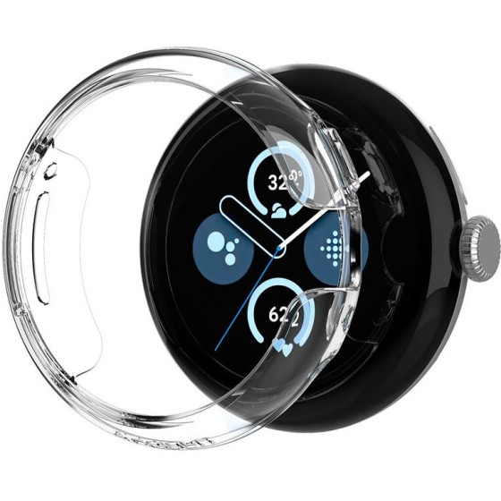 Spigen Thin Fit, crystal clear - Google Pixel Watch 3/2/1 (41mm) - (ACS07391)