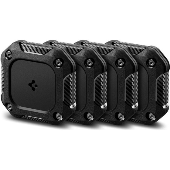 Spigen Tough Armor IP 4 Pack, black - AirTag - (ACS10464)