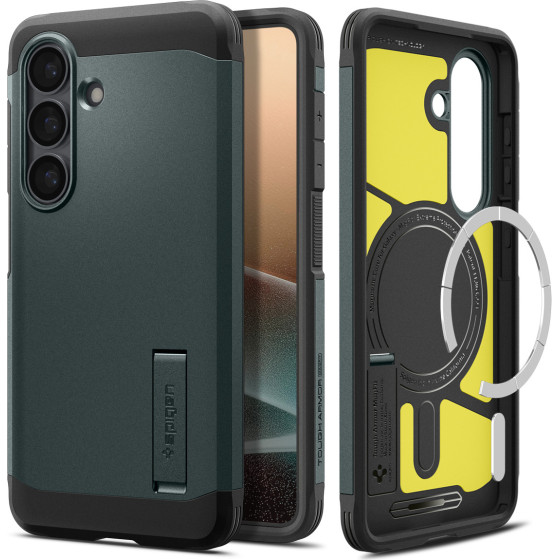 Spigen Tough Armor MagSafe, abyss green - Samsung Galaxy S2026 - (ACS10740)
