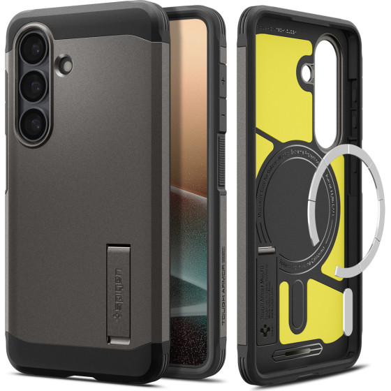 Spigen Tough Armor MagSafe, gunmetal - Samsung Galaxy S2026 - (ACS10739)