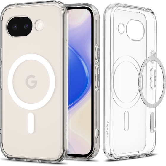 Spigen Ultra Hybrid MagSafe, clear white - Google Pixel 2026a - (ACS11276)