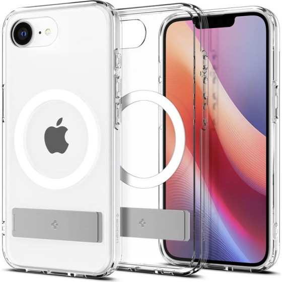 Spigen Ultra Hybrid S MagSafe, clear white - iPhone 16e - (ACS09148)