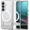 Spigen Ultra Hybrid S MagSafe, clear white - Samsung Galaxy S2026 - (ACS11061)