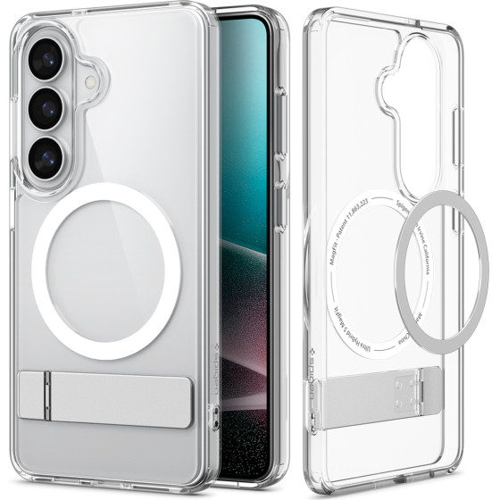 Spigen Ultra Hybrid S MagSafe, clear white - Samsung Galaxy S2026 - (ACS11061)