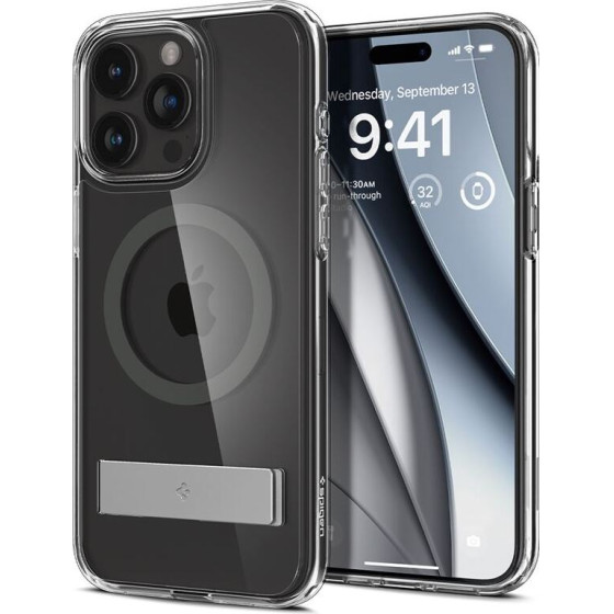 Spigen Ultra Hybrid S MagSafe, graphite - iPhone 15 Pro - (ACS06723)