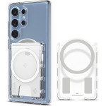 Spigen Ultra Hybrid Wallet MagSafe+, crystal clear - Samsung Galaxy S25 Series - (AFA09207)