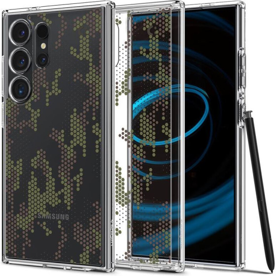 Spigen Ultra Hybrid, digital camo - Samsung Galaxy S24 Ultra - (ACS07547)