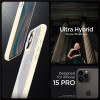 Spigen Ultra Hybrid, mute beige - iPhone 15 Pro - (ACS06712)