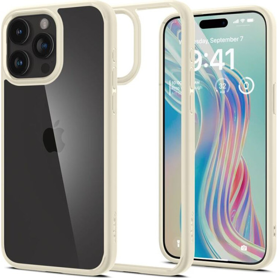 Spigen Ultra Hybrid, mute beige - iPhone 15 Pro - (ACS06712)